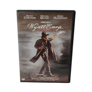 Wyatt Earp Movie DVD Kevin Costner Dennis Quaid Gene Hackman Western WORKING